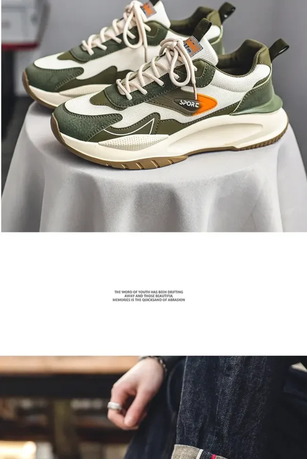 Trend Casual Sport Shoes For Men Breathable Running Sneakers Male Punk Platform Walking Shoes Street Style Men’s Sneakers Roman – Image 17