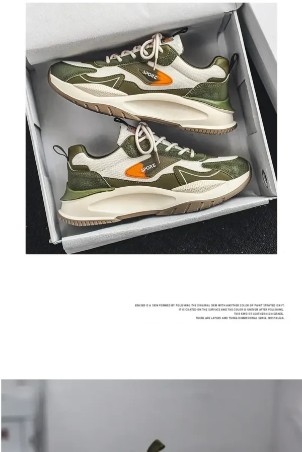 Trend Casual Sport Shoes For Men Breathable Running Sneakers Male Punk Platform Walking Shoes Street Style Men’s Sneakers Roman – Image 16