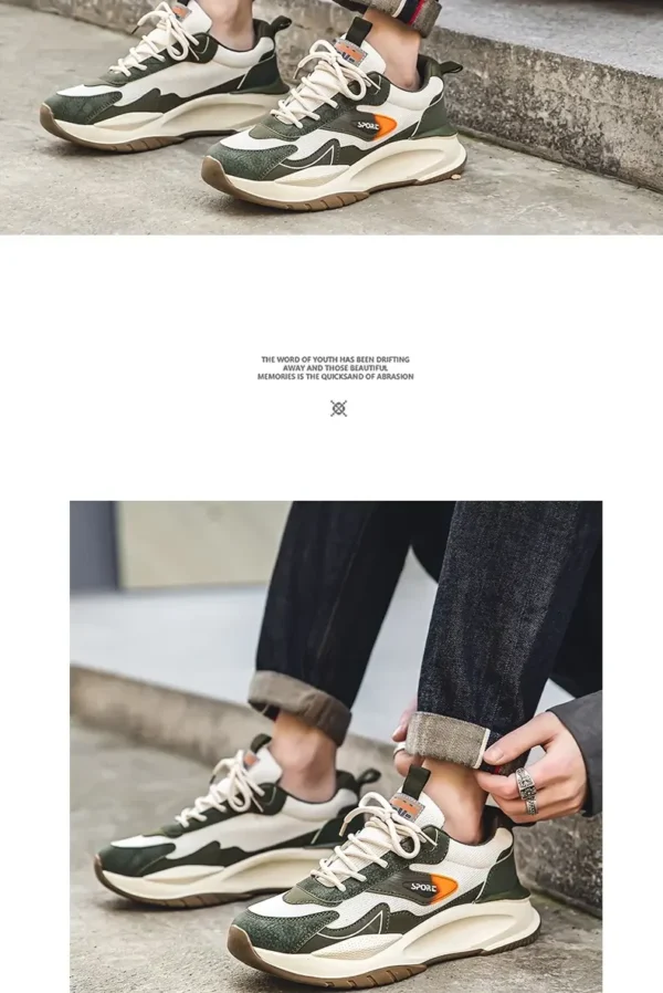 Trend Casual Sport Shoes For Men Breathable Running Sneakers Male Punk Platform Walking Shoes Street Style Men’s Sneakers Roman – Image 14