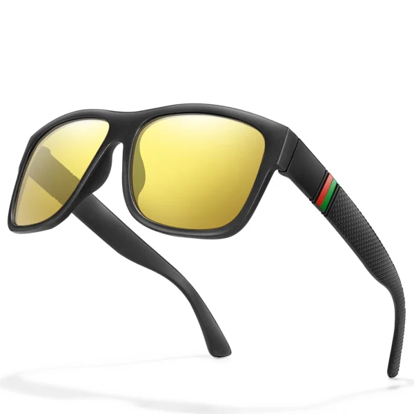 Classic Brand Men Square Polarized Fishing Sunglasses Outdoor Driving Cycling Running Goggles Vintage Large Frame UV400 – Image 18