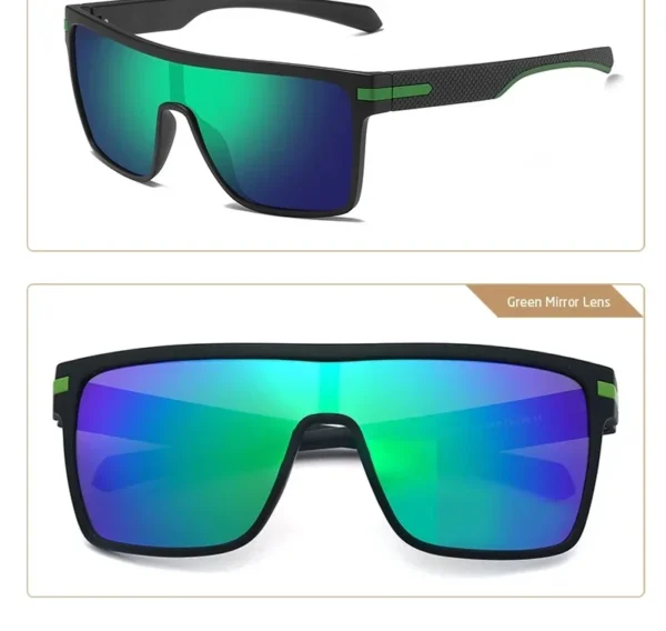 CRIXALIS Fashion Polarized Sunglasses For Men Square Oversized Anti Glare Driver Mirror Sun Glasses Women UV400 Goggles Male – Image 47