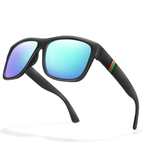 Classic Brand Men Square Polarized Fishing Sunglasses Outdoor Driving Cycling Running Goggles Vintage Large Frame UV400 – Image 12