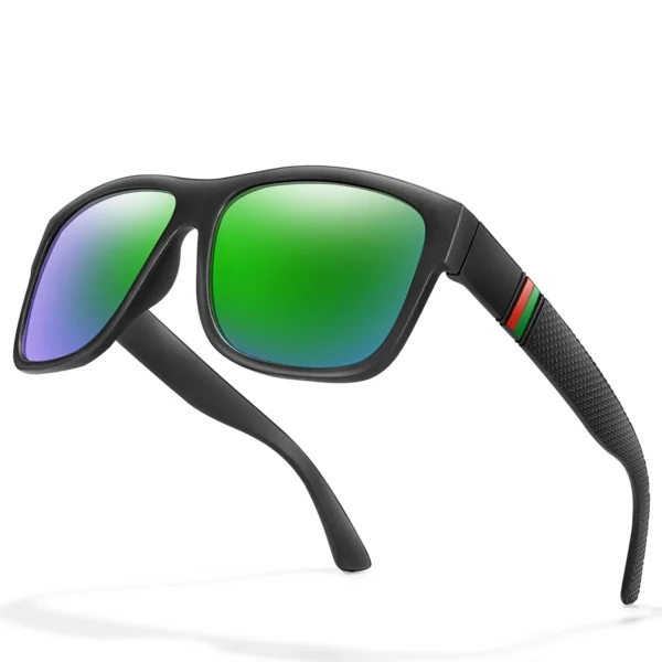Classic Brand Men Square Polarized Fishing Sunglasses Outdoor Driving Cycling Running Goggles Vintage Large Frame UV400 – Image 17