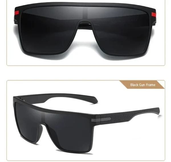 CRIXALIS Fashion Polarized Sunglasses For Men Square Oversized Anti Glare Driver Mirror Sun Glasses Women UV400 Goggles Male – Image 43