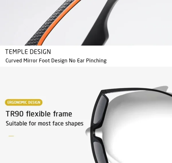 CRIXALIS Fashion Polarized Sunglasses For Men Square Oversized Anti Glare Driver Mirror Sun Glasses Women UV400 Goggles Male – Image 41