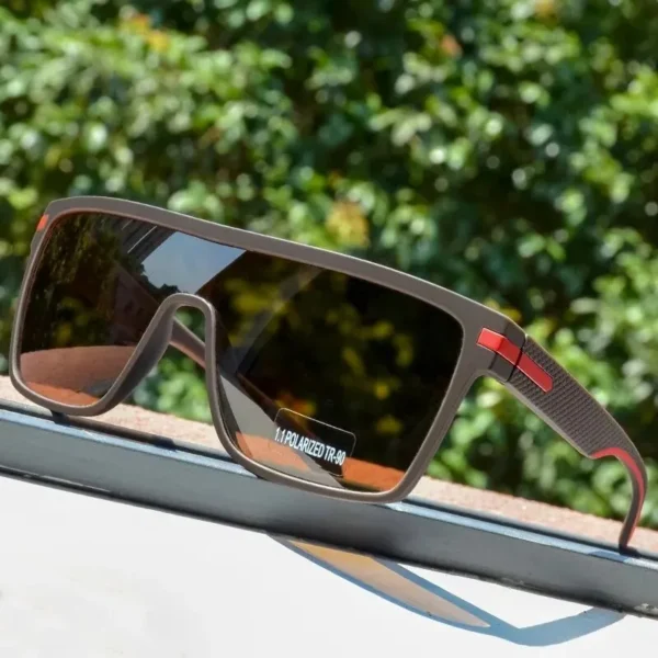 CRIXALIS Fashion Polarized Sunglasses For Men Square Oversized Anti Glare Driver Mirror Sun Glasses Women UV400 Goggles Male – Image 28